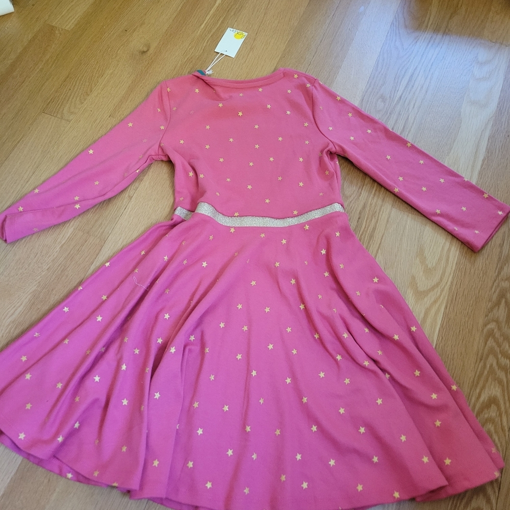 Mini boden foil star twirls dress nwt sz 8/9 - Picture 5 of 5